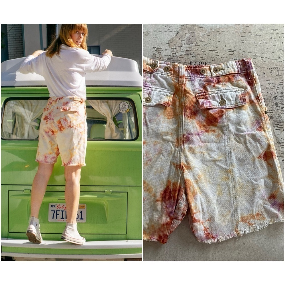 We The Free She's A Legend Harem Shorts | Free People Tie Dye Shorts